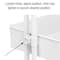 White Lexington 4-Tier Rolling Cart by Simply Tidy™